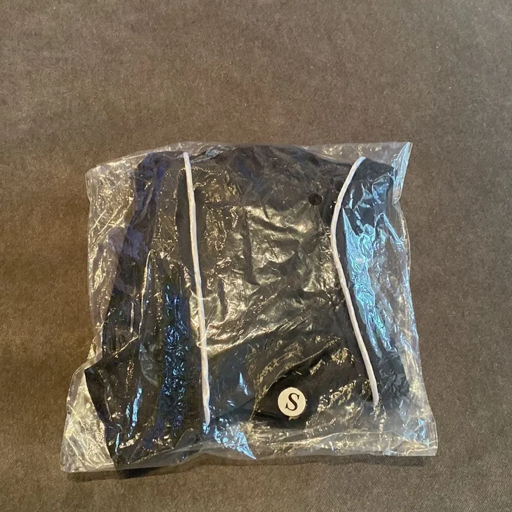 Dog Shirt Black with Collar & White Accents Size S NEW
